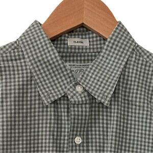 J. Crew Classic Men's Green Checkered, Button-down Shirt.
